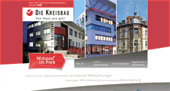 Desktop Screenshot of kreisbau-ostalb.de