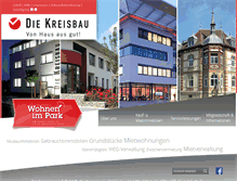 Tablet Screenshot of kreisbau-ostalb.de